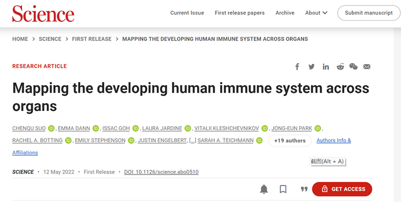 ��Science�ذ�����������Ϊֹ����������������ȫ�Ŀ���֯ϸ��ͼ�׻��